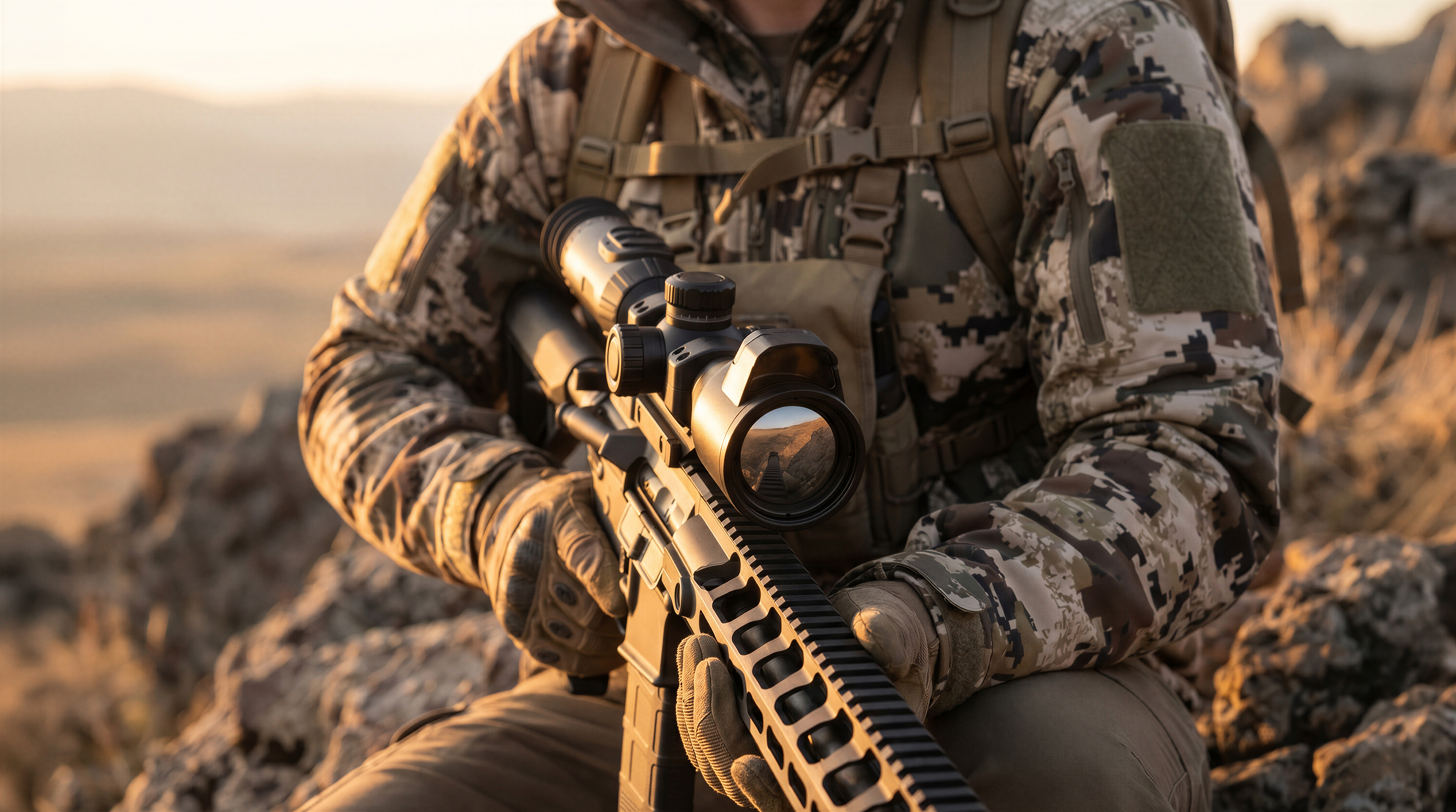 ATN ThOR 6 Elite Thermal Riflescope, 3.5–28x, 384×288 Sensor, 12μm, ≤15 mK NETD