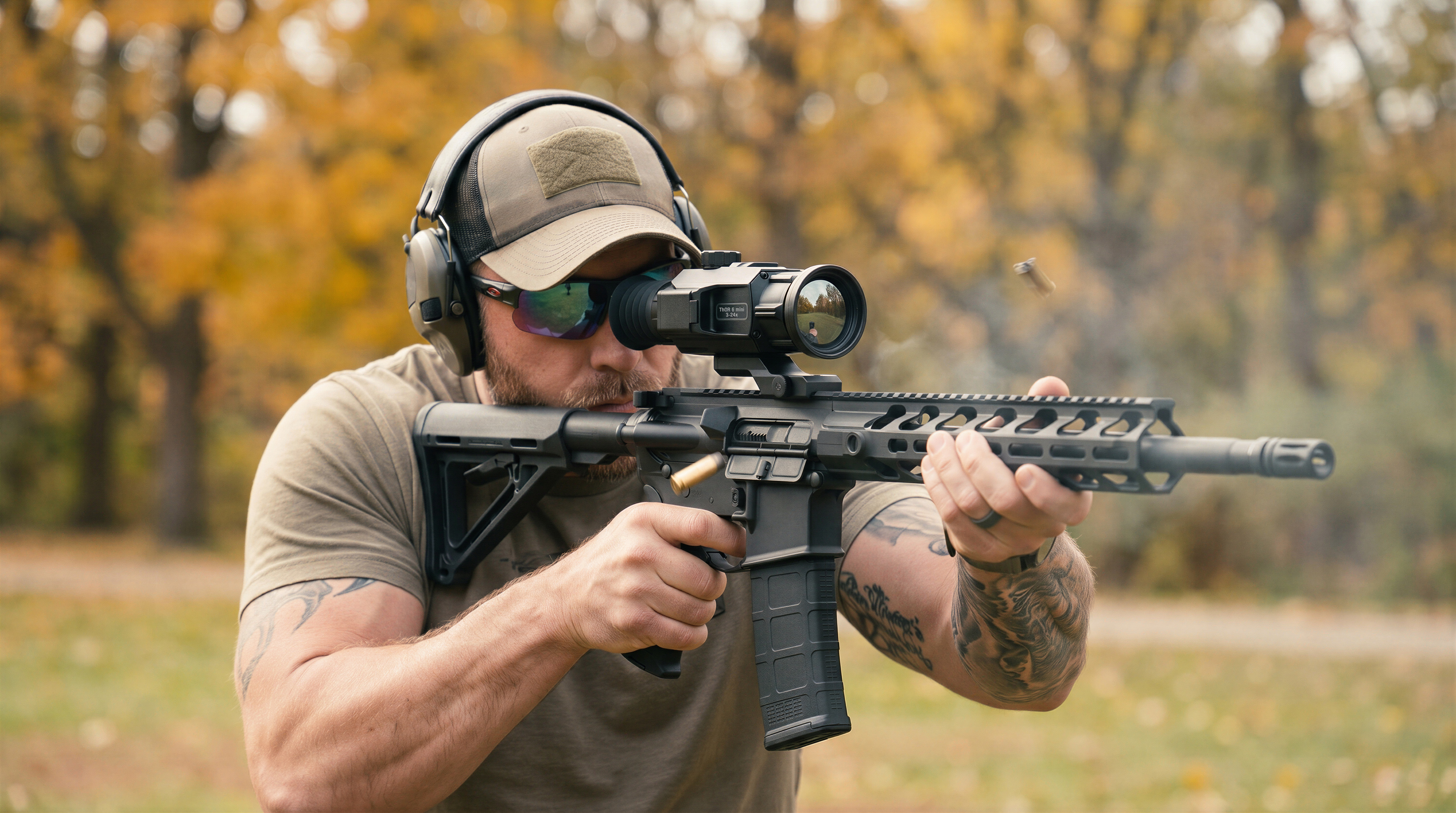 ATN ThOR 6 Mini Compact Thermal Riflescope, 3.5–28x, 384×288 Sensor, 12μm, ≤18 mK NETD