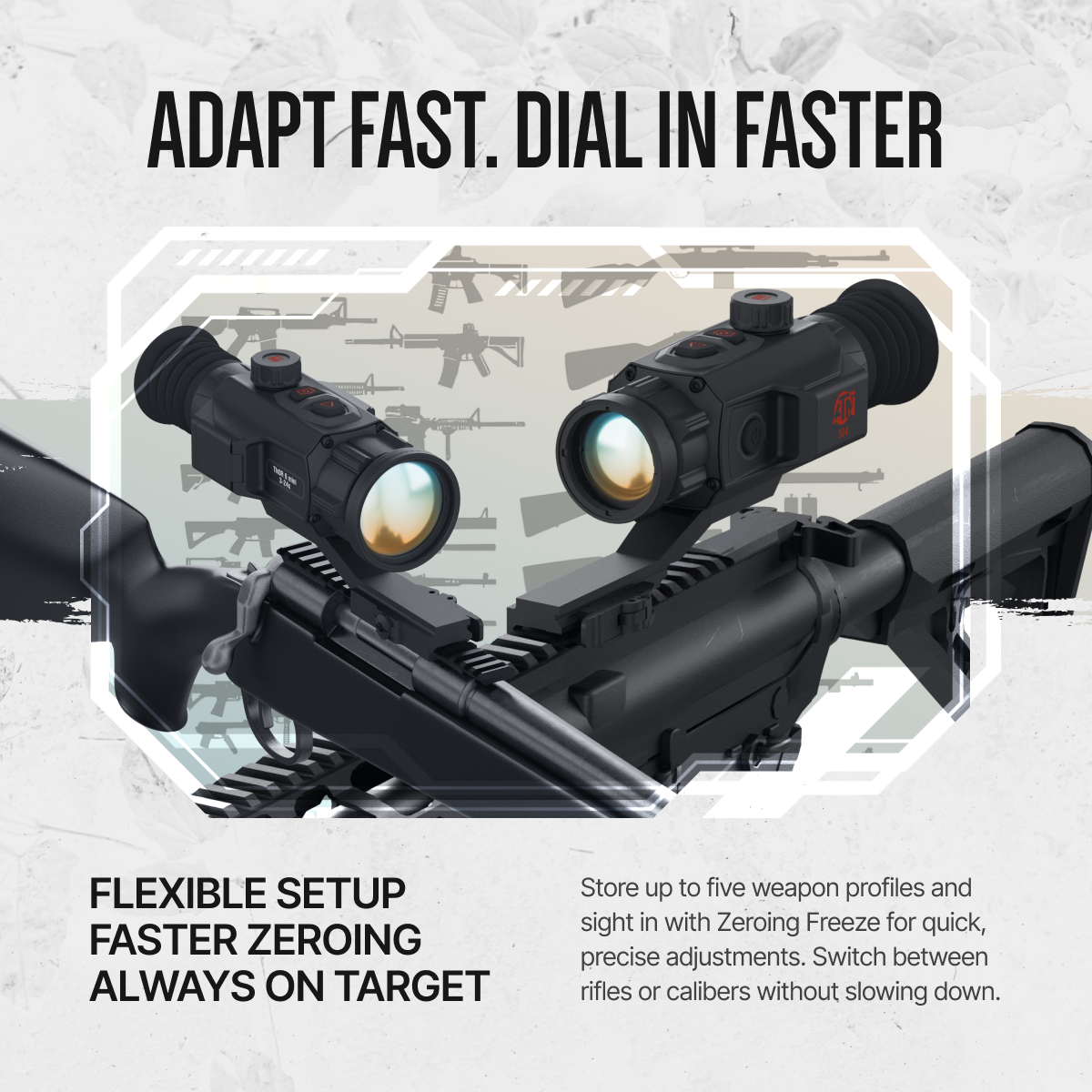 ATN ThOR 6 Mini Compact Thermal Riflescope, 2.5–20x, 384×288 Sensor, 12μm, ≤18 mK NETD