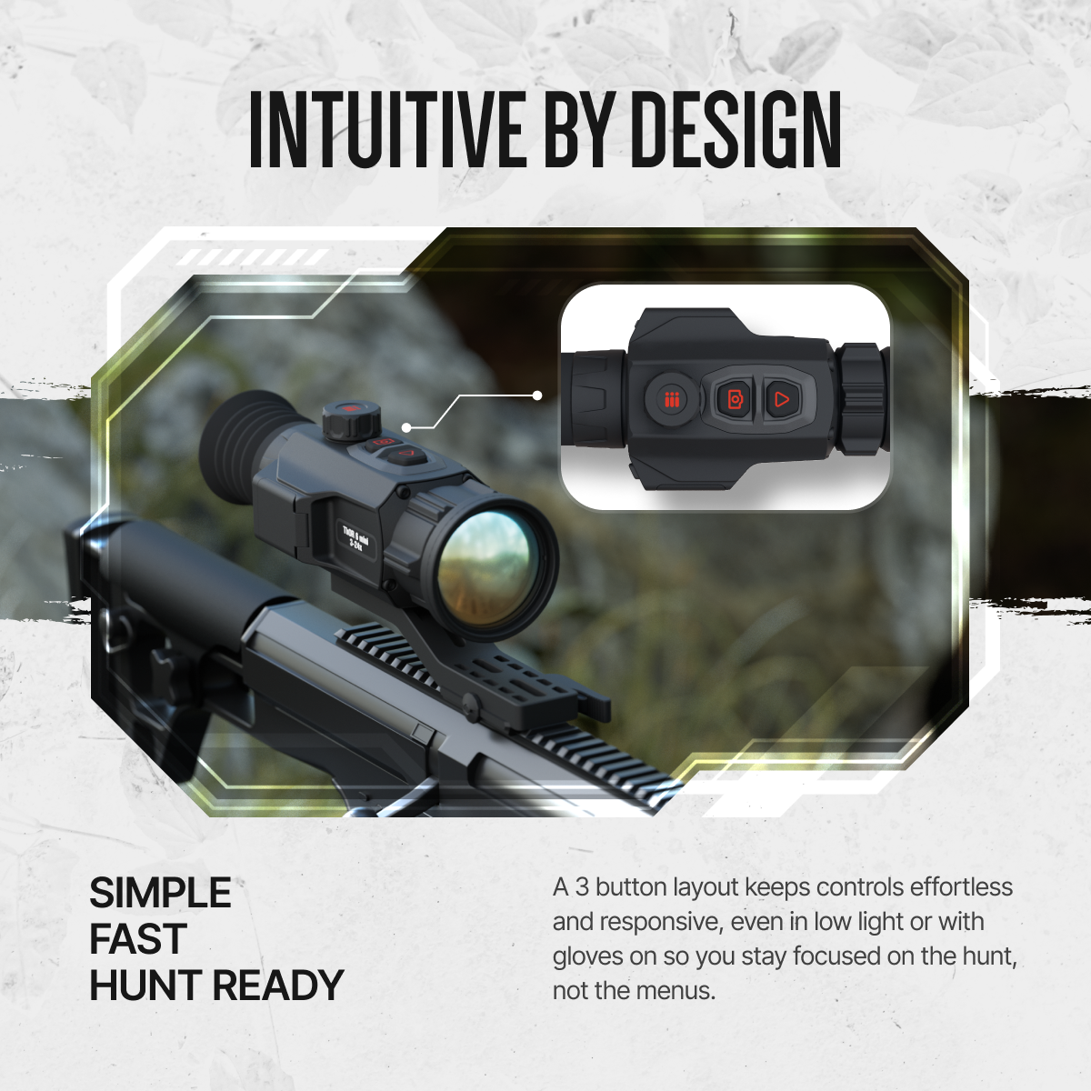 ATN ThOR 6 Mini Compact Thermal Riflescope, 3.5–28x, 256×192 Sensor, 12μm, ≤20 mK NETD