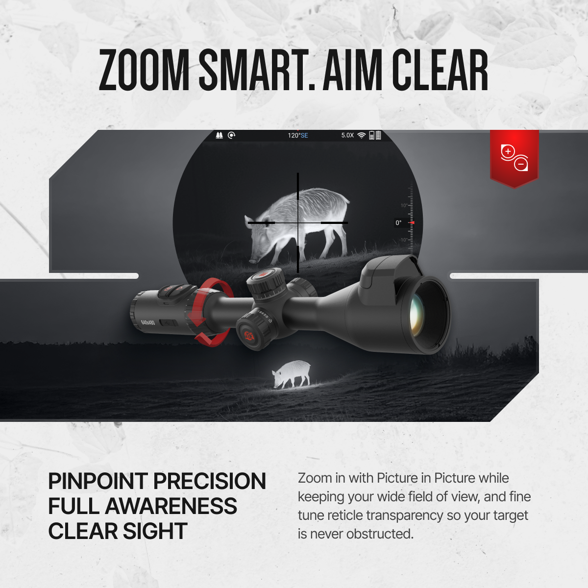 ATN ThOR 6 Elite Thermal Riflescope, 3.5–28x, 384×288 Sensor, 12μm, ≤15 mK NETD