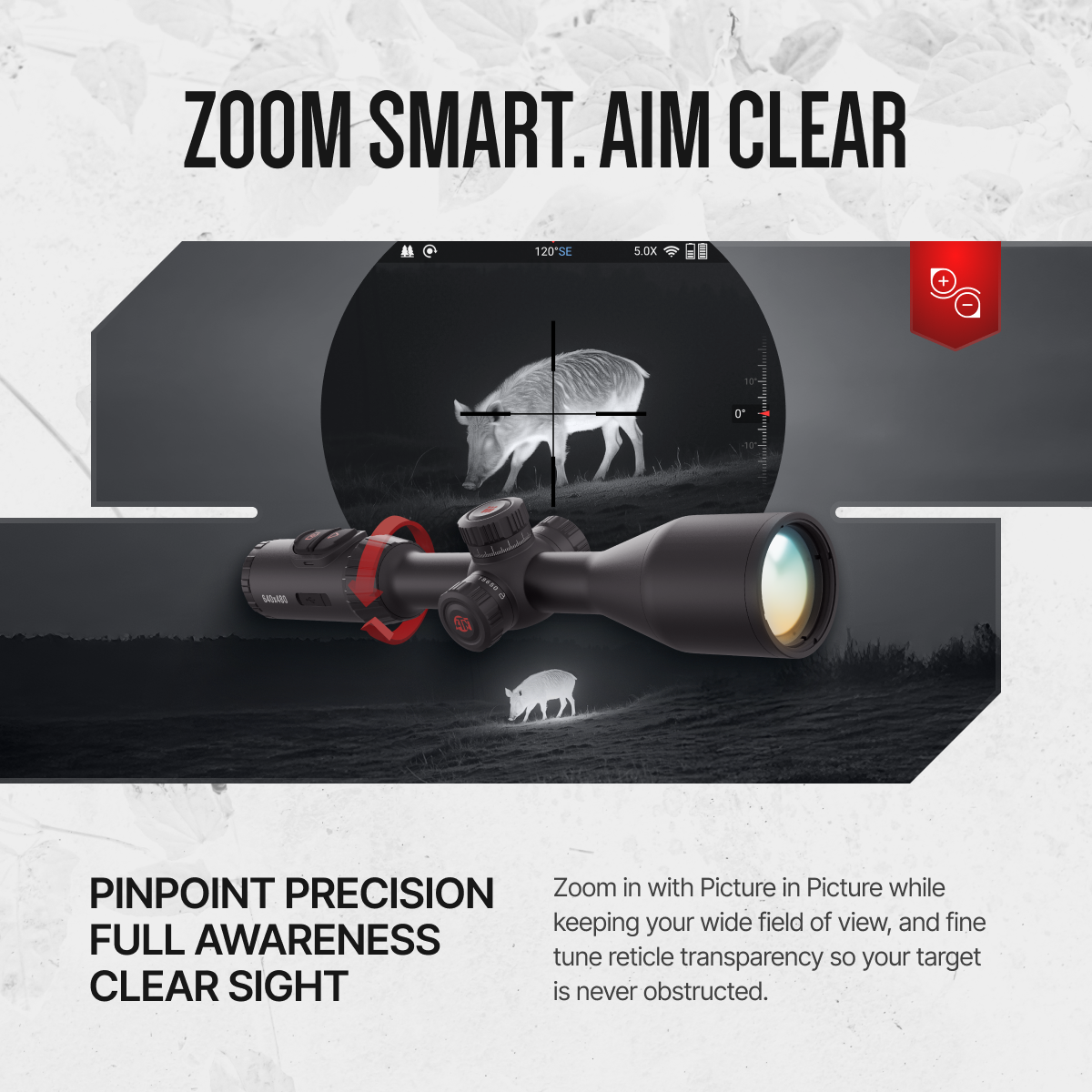 ATN ThOR 6 Elite Thermal Riflescope, 2.5–20x, 384×288 Sensor, 12μm, ≤15 mK NETD