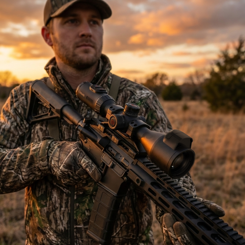 ATN ThOR 6 Elite Thermal Riflescope, 3–24x, 640×512 Sensor, 12μm, ≤15 mK NETD, Built-in LRF