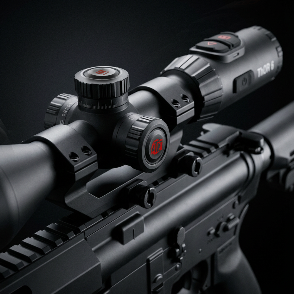 ATN ThOR 6 Elite Thermal Riflescope, 2–16x, 640×512 Sensor, 12μm, ≤15 mK NETD, Built-in LRF