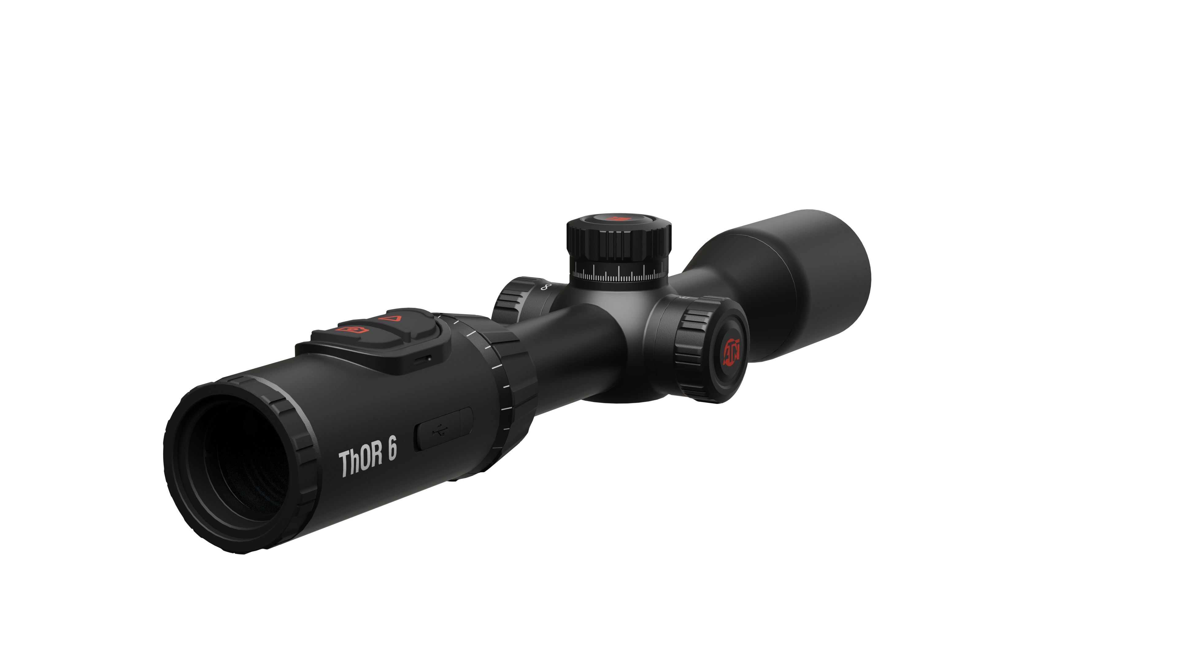 ATN ThOR 6 Elite Thermal Riflescope, 2.5–20x, 384×288 Sensor, 12μm, ≤15 mK NETD