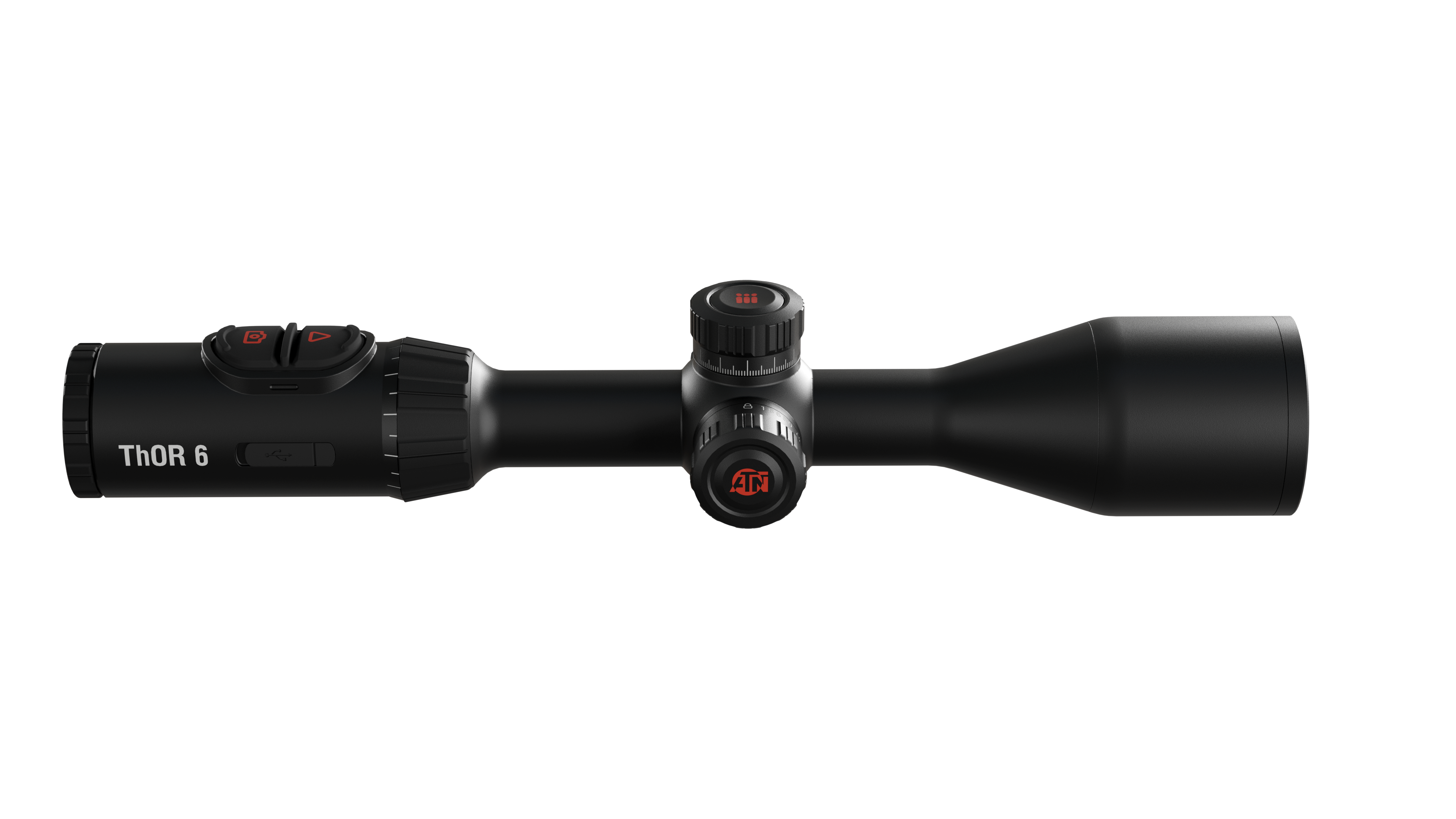 ATN ThOR 6 Elite Thermal Riflescope, 3.5–28x, 384×288 Sensor, 12μm, ≤15 mK NETD