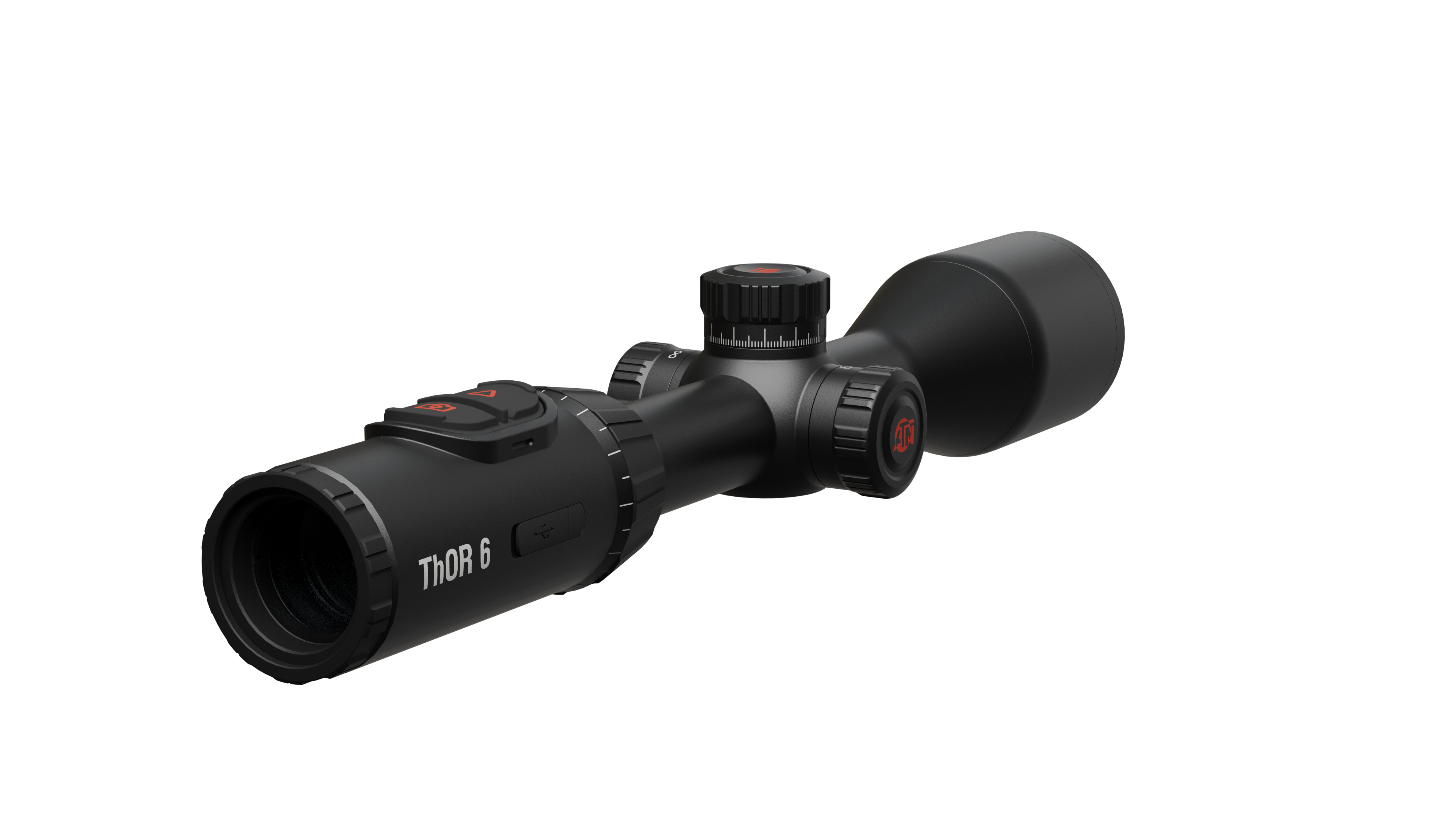 ATN ThOR 6 Elite Thermal Riflescope, 3.5–28x, 384×288 Sensor, 12μm, ≤15 mK NETD