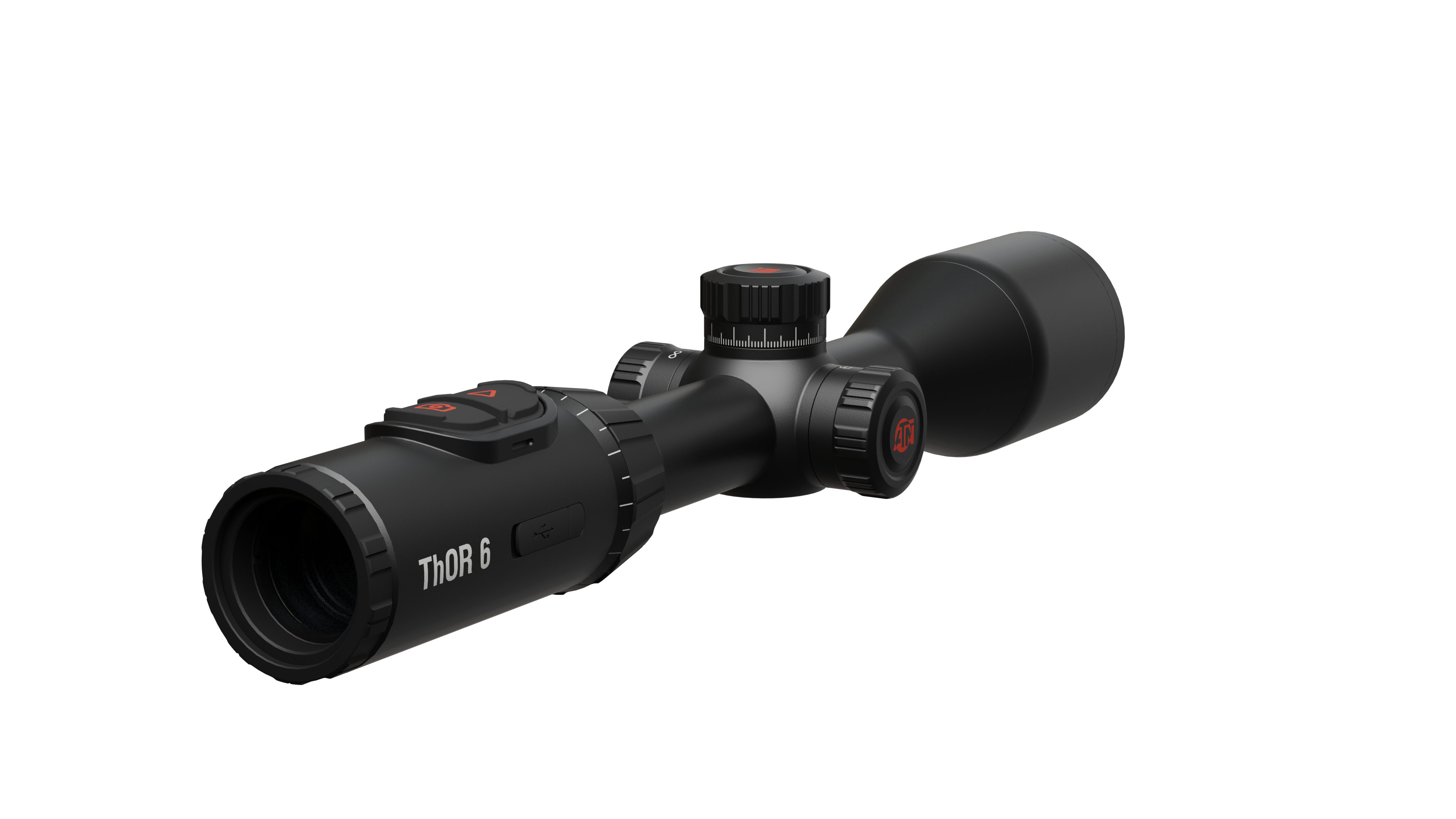 ATN ThOR 6 Elite Thermal Riflescope, 3–24x, 640×512 Sensor, 12μm, ≤15 mK NETD