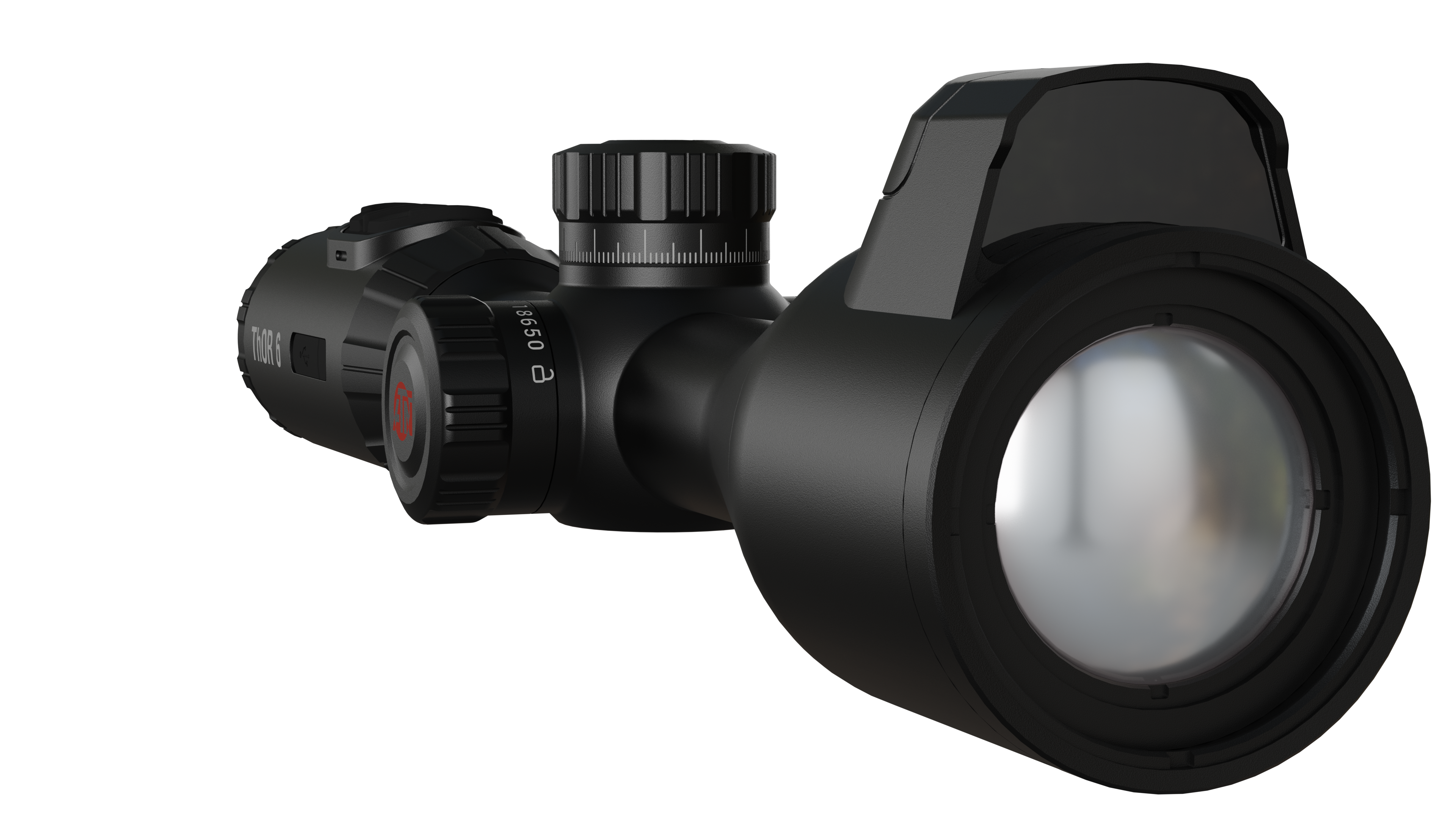 ATN ThOR 6 Elite Thermal Riflescope, 3.5–28x, 384×288 Sensor, 12μm, ≤15 mK NETD, Built-in LRF
